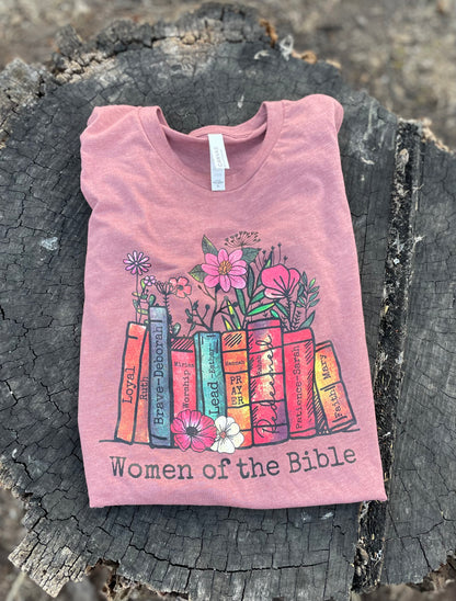 IN-STOCK WOMEN OF THE BIBLE SHIRT Heather Mauve