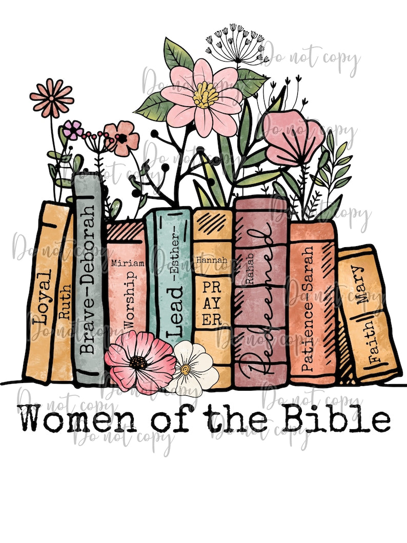 IN-STOCK WOMEN OF THE BIBLE SHIRT Heather Grey